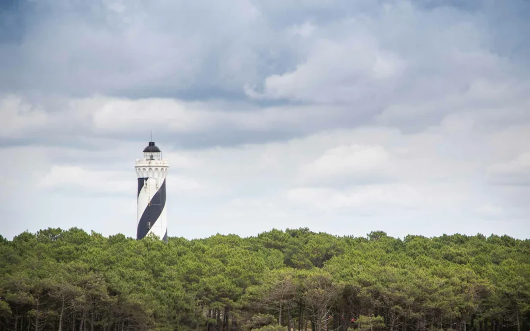 Contis lighthouse in the Landes