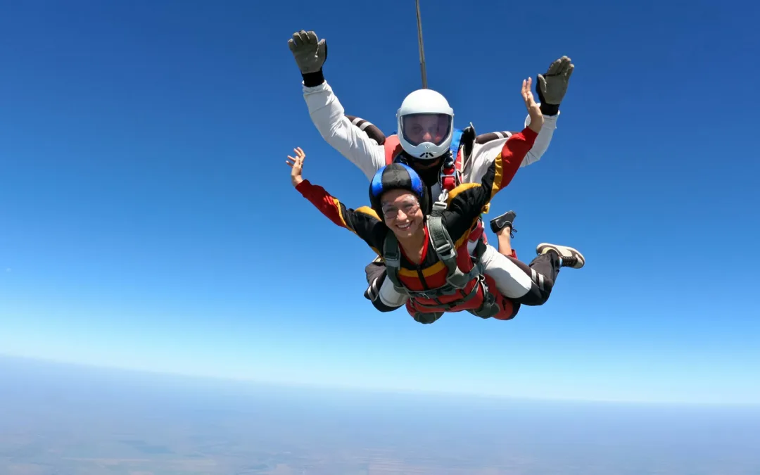 Salto en paracaídas en las Landas francesas