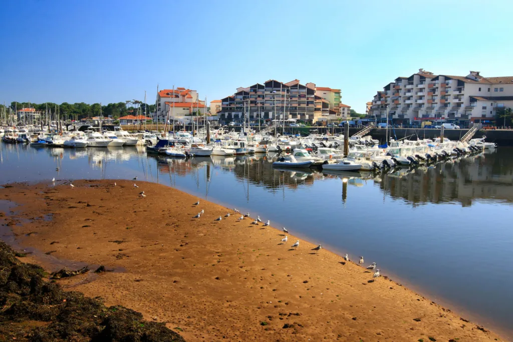 Port De Capbreton In Les Landes